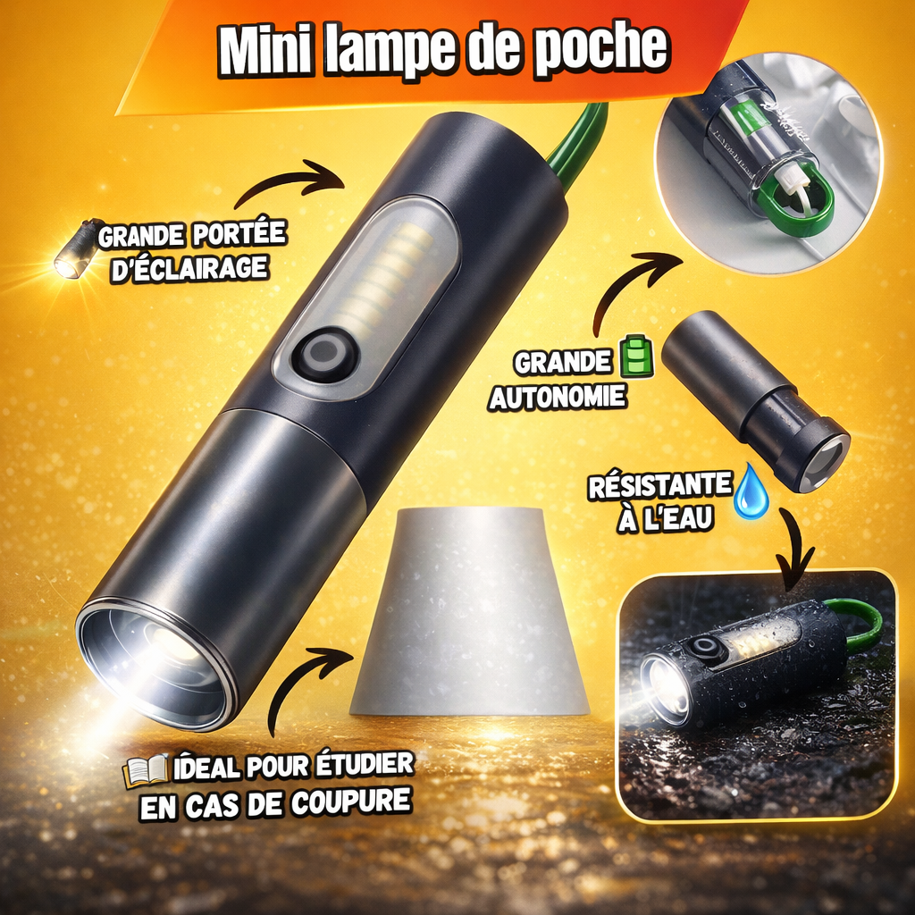 Mini lampe de poche