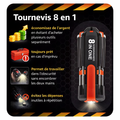 Tournevis 8 en 1