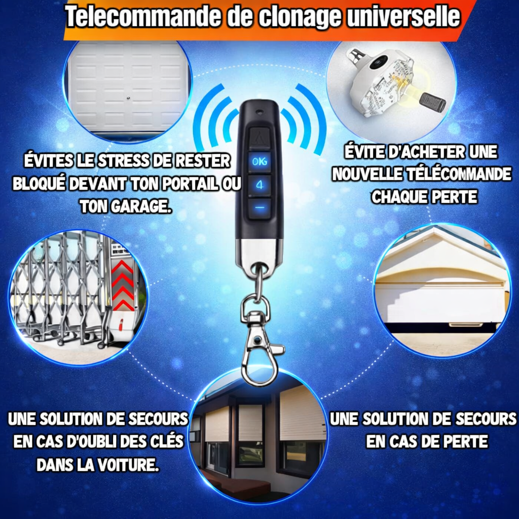 Telecommande de clonage universelle