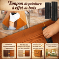 Tampon de peinture effet grain de bois