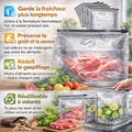 30 Sacs de conservation alimentaire avec fermeture