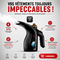 Défroisseur à vapeur: pas de brûlure sur le vêtement!