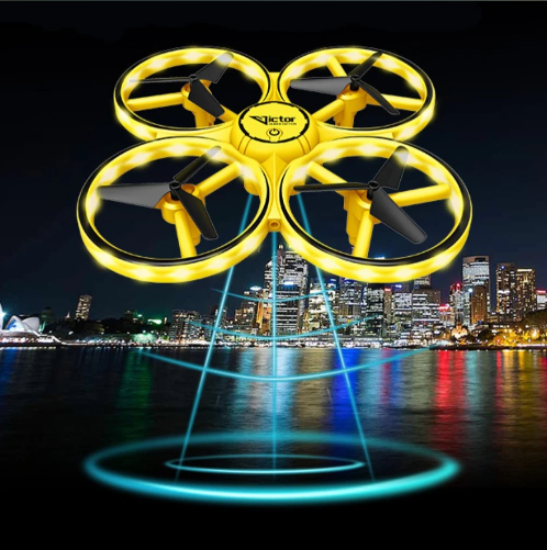 Drone à commande gestuelle - évite les obstacles, lumineux, Vol à grande altitude