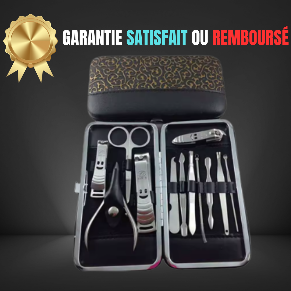 kit de manicure et pédicure : limer - couper - nettoyer