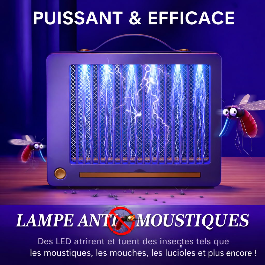 lampe anti-moustiques électrique portable - Sans produits chimiques, décorative, Protection pendant la nuit