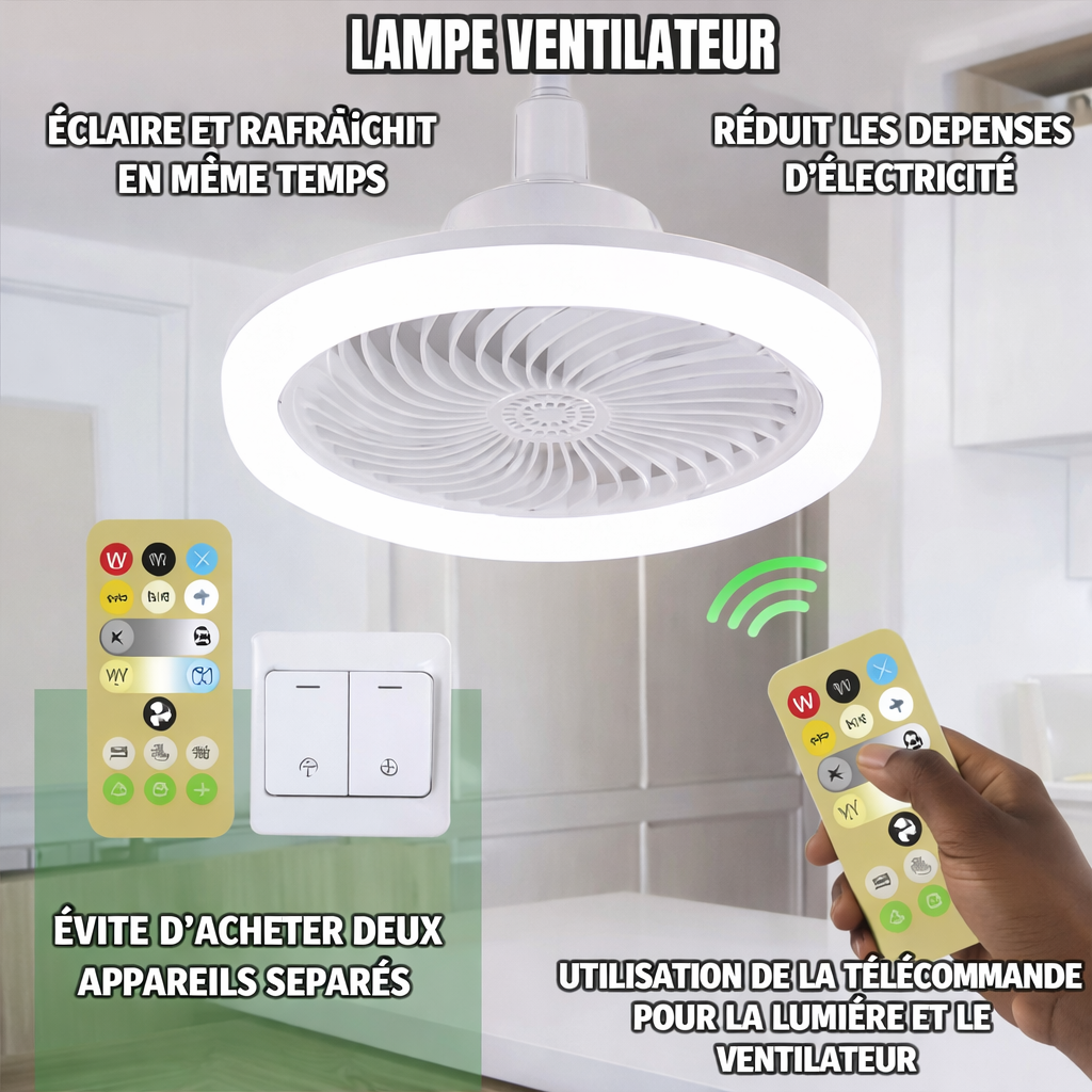 Lampe ventilateur