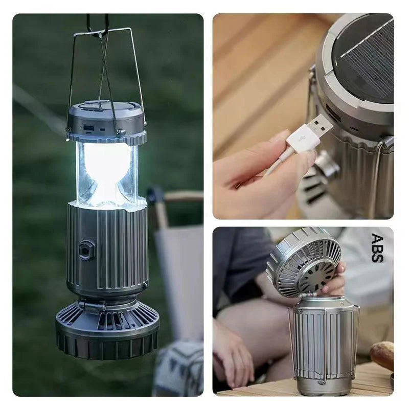 Lampe solaire multifonctionnel 3 en 1.