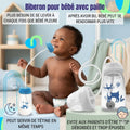 Biberon pour bébé avec paille